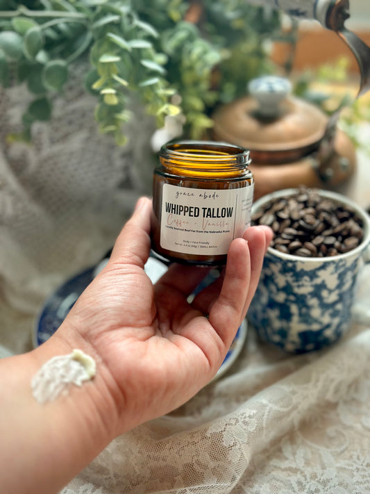 Morning Brew Whipped Tallow | Coffee + Vanilla Infused