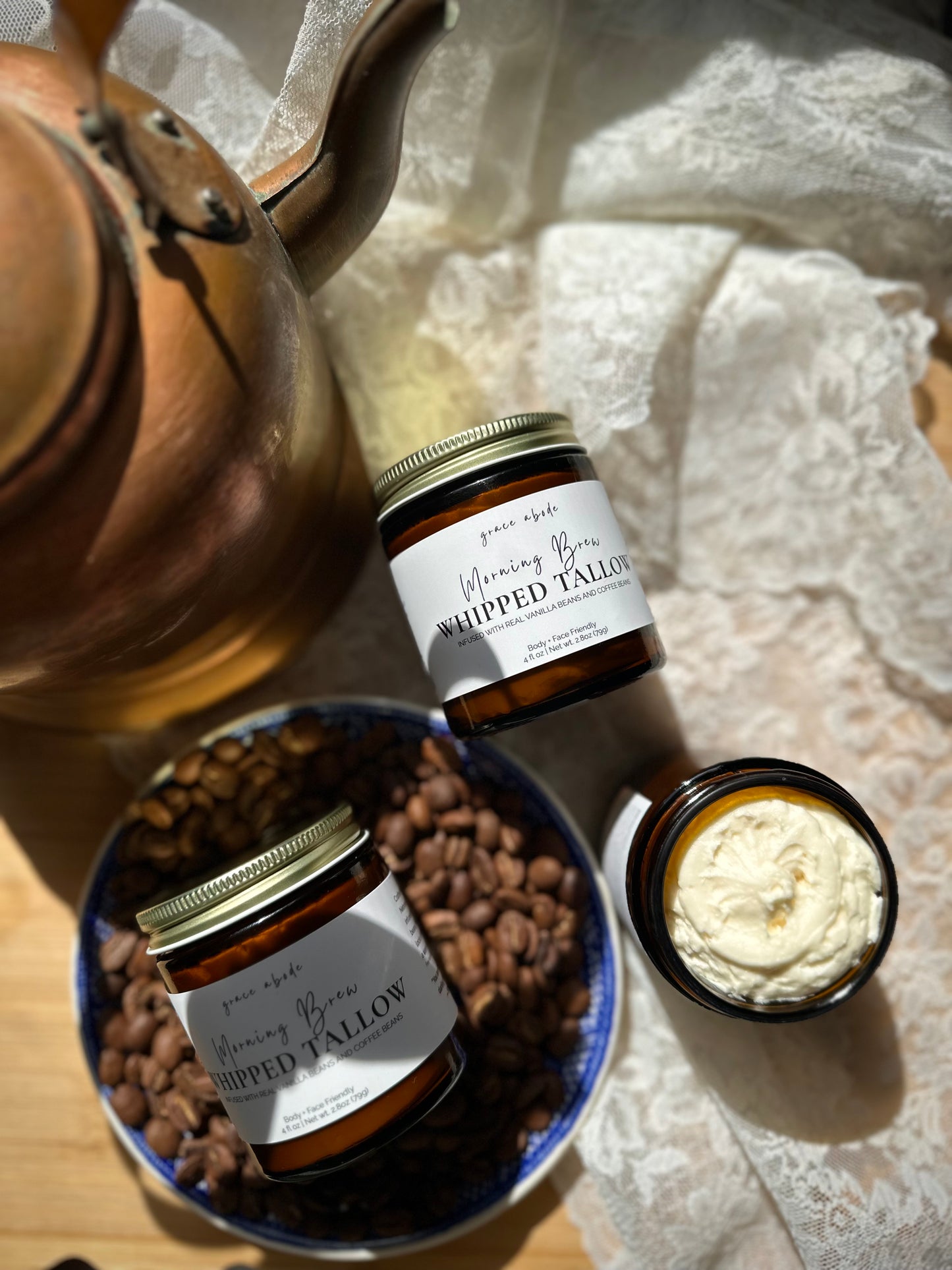 Morning Brew | Coffee + Vanilla Infused Whipped Tallow