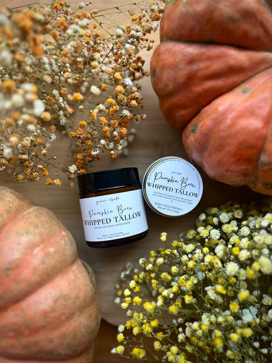 Pumpkin Brew Whipped Tallow | Infused with Pumpkin Spice Coffee