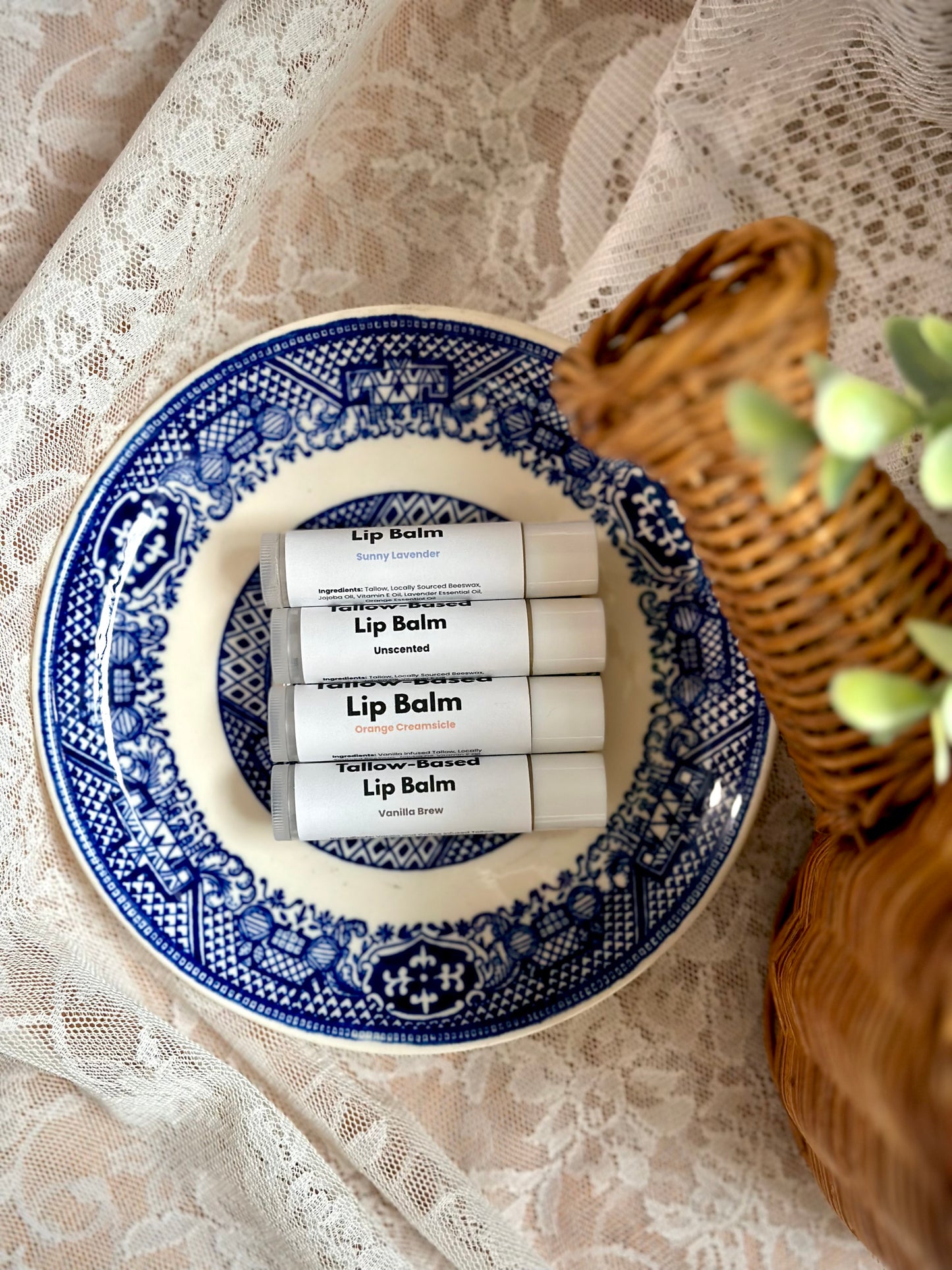 Nourishing Tallow Lip Balm – Handmade, All-Natural Moisture for Soft, Healthy Lips