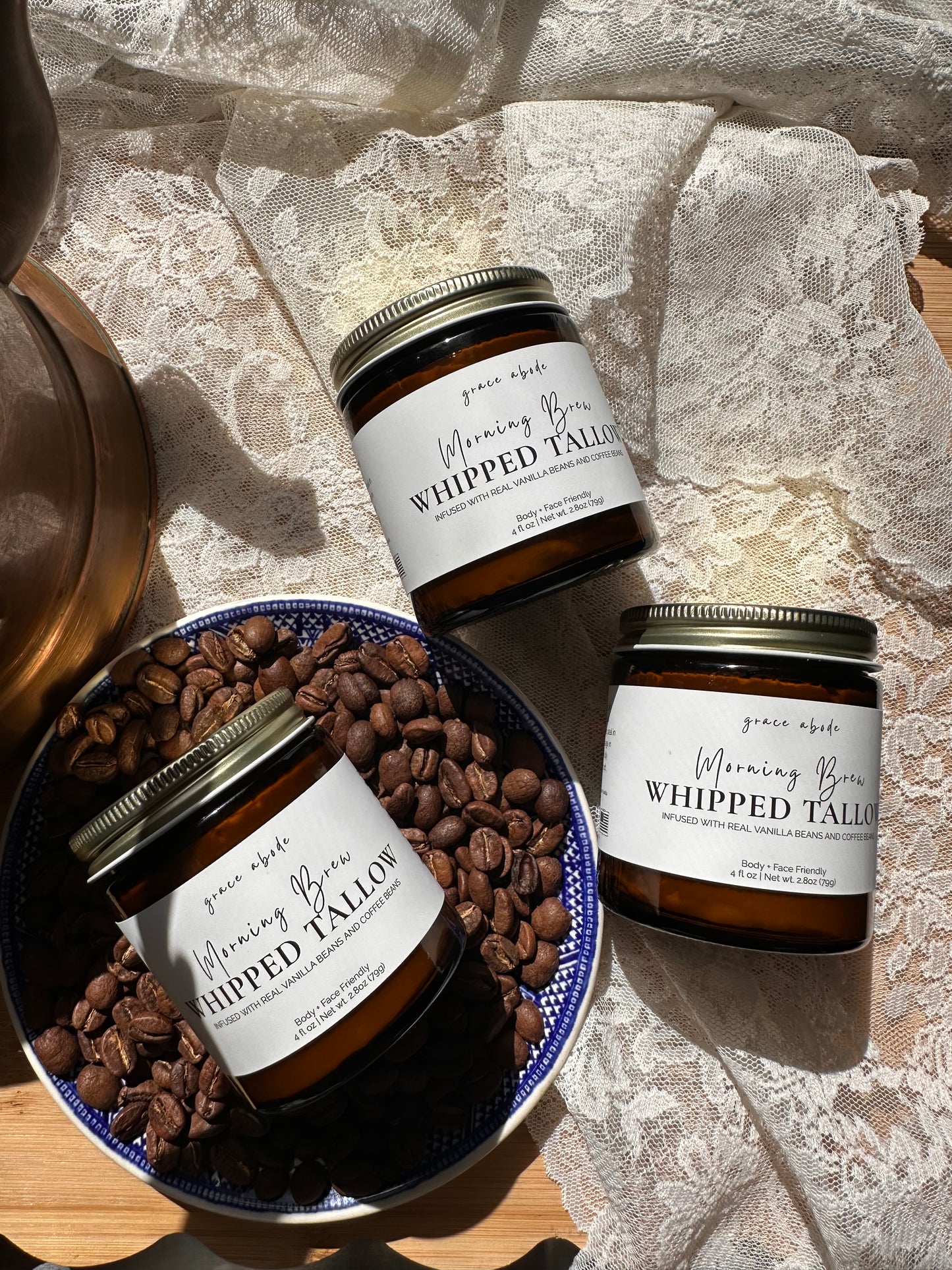 Morning Brew | Coffee + Vanilla Infused Whipped Tallow