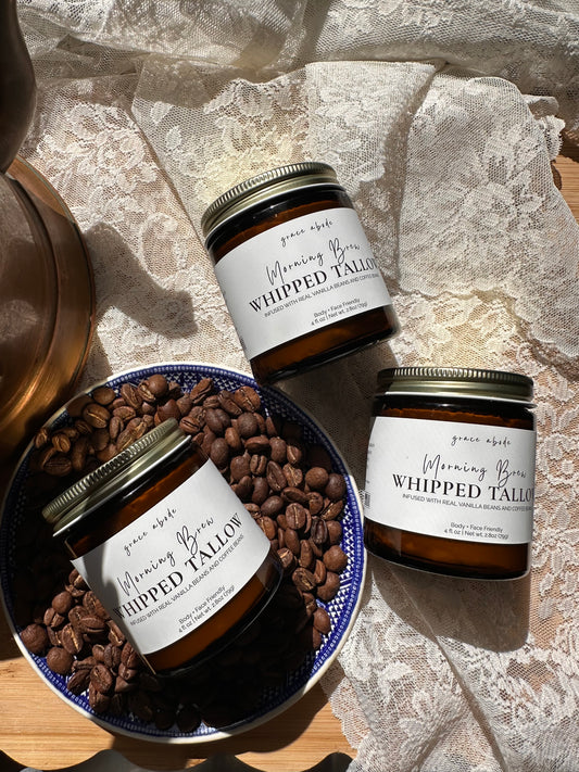 Morning Brew | Coffee + Vanilla Infused Whipped Tallow