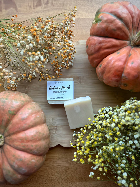 Autumn Porch Tallow Soap | Spiced Citrus